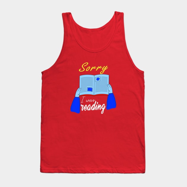 sorry i was reading Tank Top by Vitarisa Tees